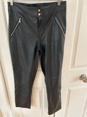 Zara faux leather pants